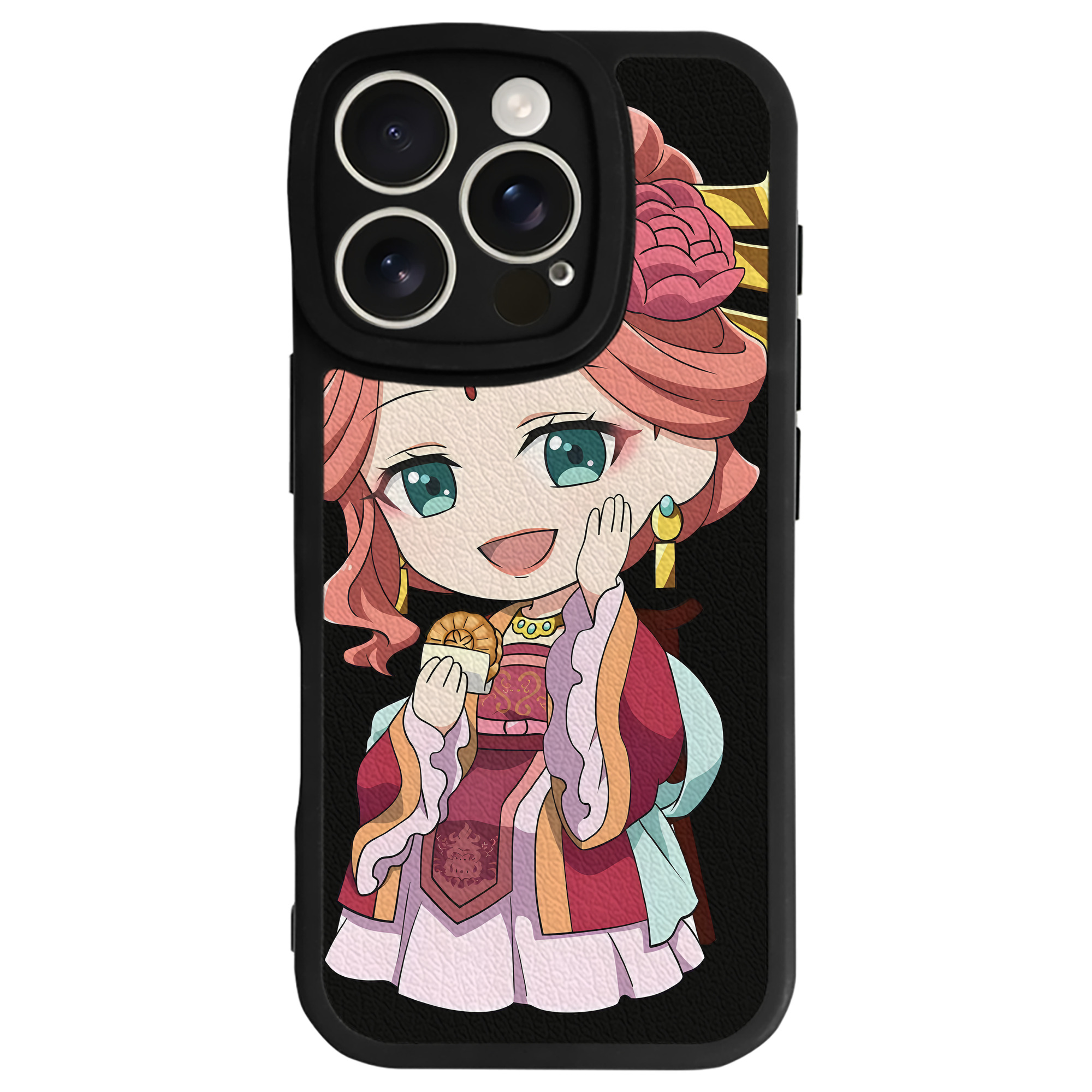 （画像用） 薬屋のひとりごと The Apothecary Diaries 【iPhone 16シリーズ対応】シリコンスマホケース（レザー調） 材質：シリコン